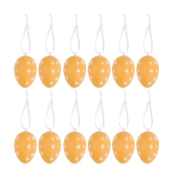 Osterdeko Ostereier 12er Set 6 cm