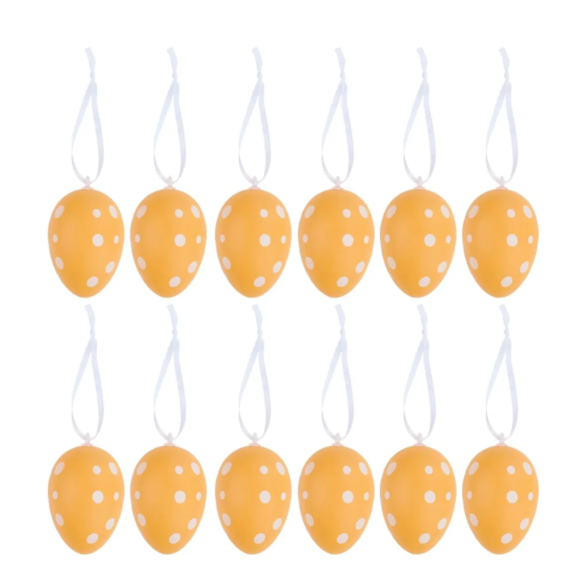 Osterdeko Ostereier 12er Set 6 cm