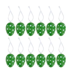 Osterdeko Ostereier 12er Set 6 cm