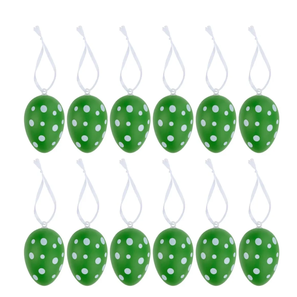 Osterdeko Ostereier 12er Set 6 cm