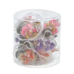 Osterdeko Ostereier Set Glas 9-teilig 8 cm bunt