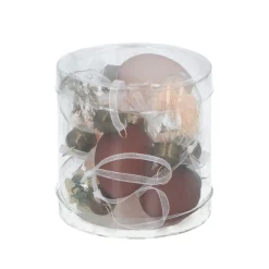 Osterdeko Ostereier Set Glas 9-teilig 8 cm bunt