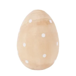 Osterdeko Osterei Holz 5 x 7 cm