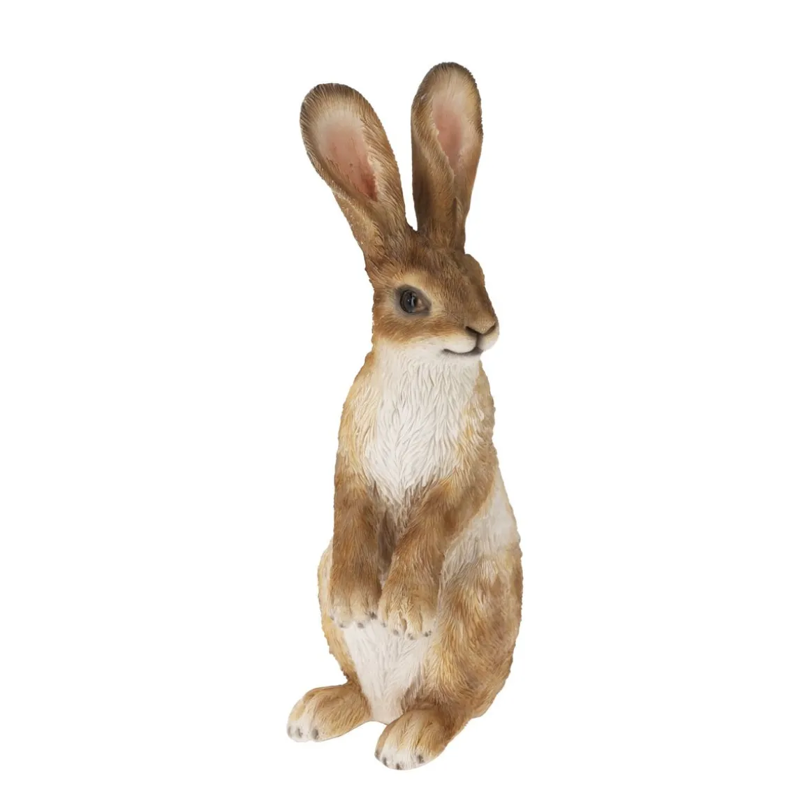 Osterdeko Osterhase braun/weiss