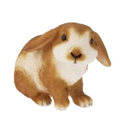 Osterdeko Osterhase 17 cm braun/weiss