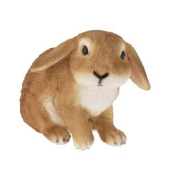 Osterdeko Osterhase 17 cm braun/weiss