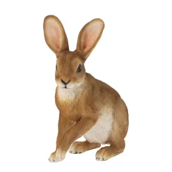 Osterdeko Osterhase 28 cm braun/weiss