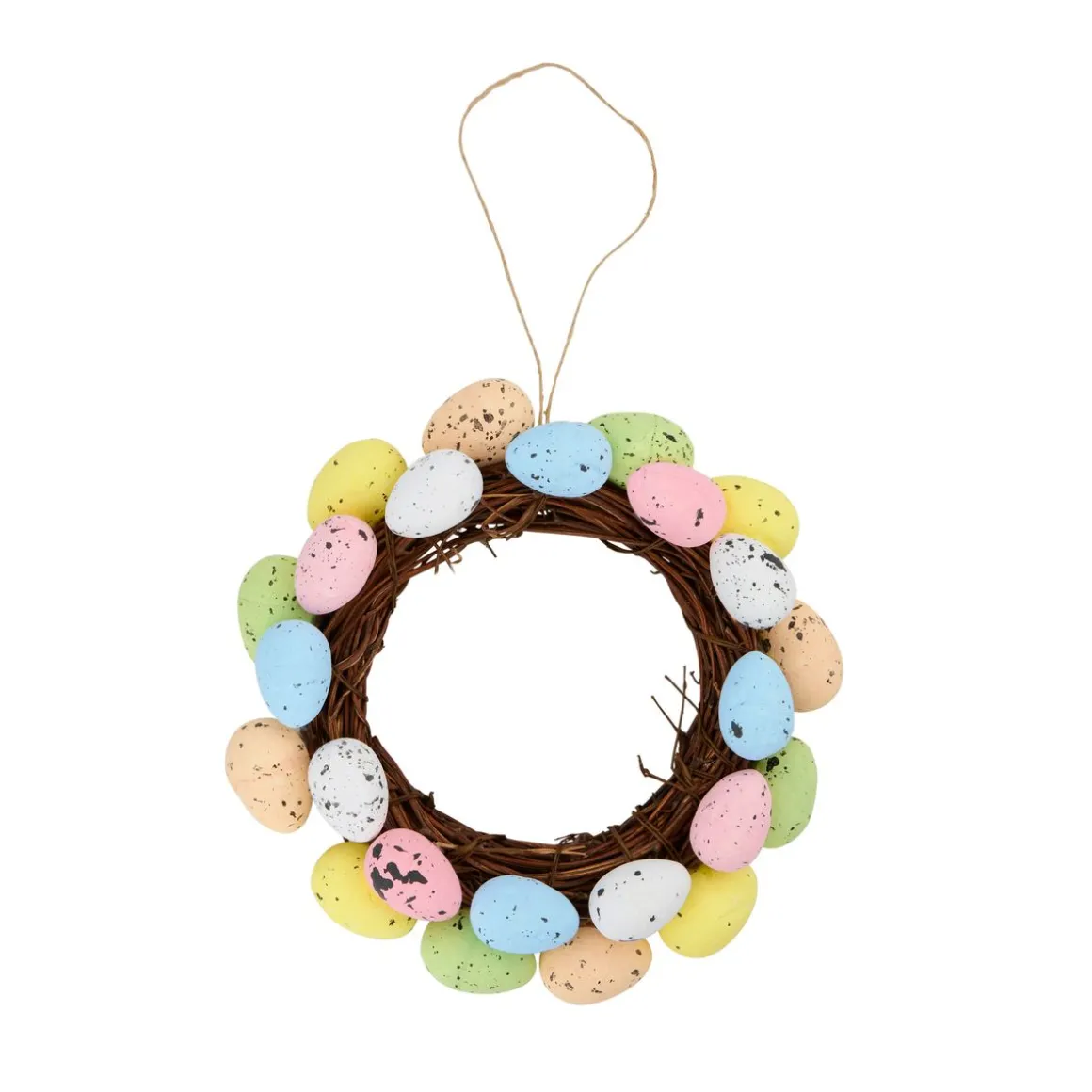 Osterdeko Osterkranz 20 cm bunt