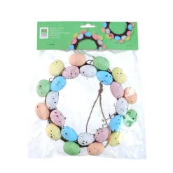 Osterdeko Osterkranz 20 cm bunt