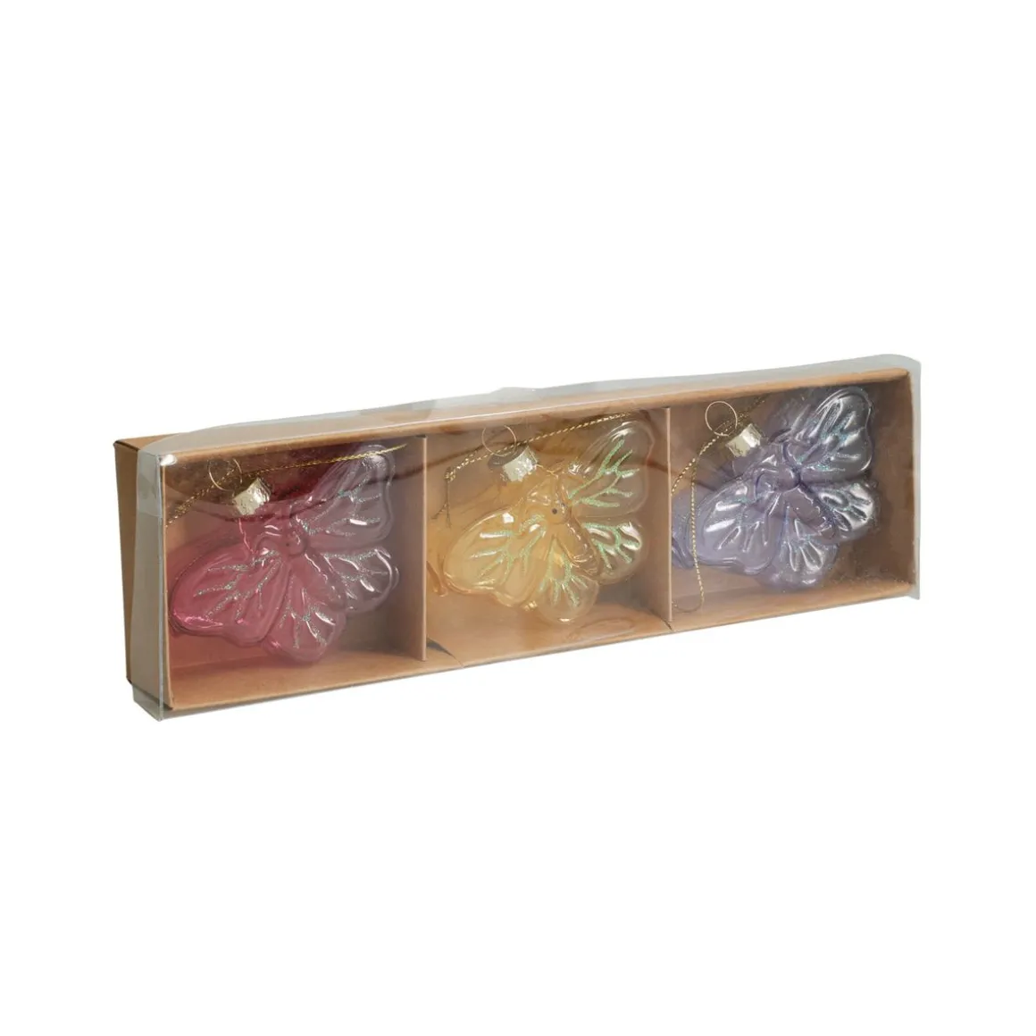 Osterdeko Schmetterling Set 3-teilig bunt
