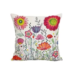 Outdoor Kissenbezug Set FLOWER 4-teilig 45 x 45 cm