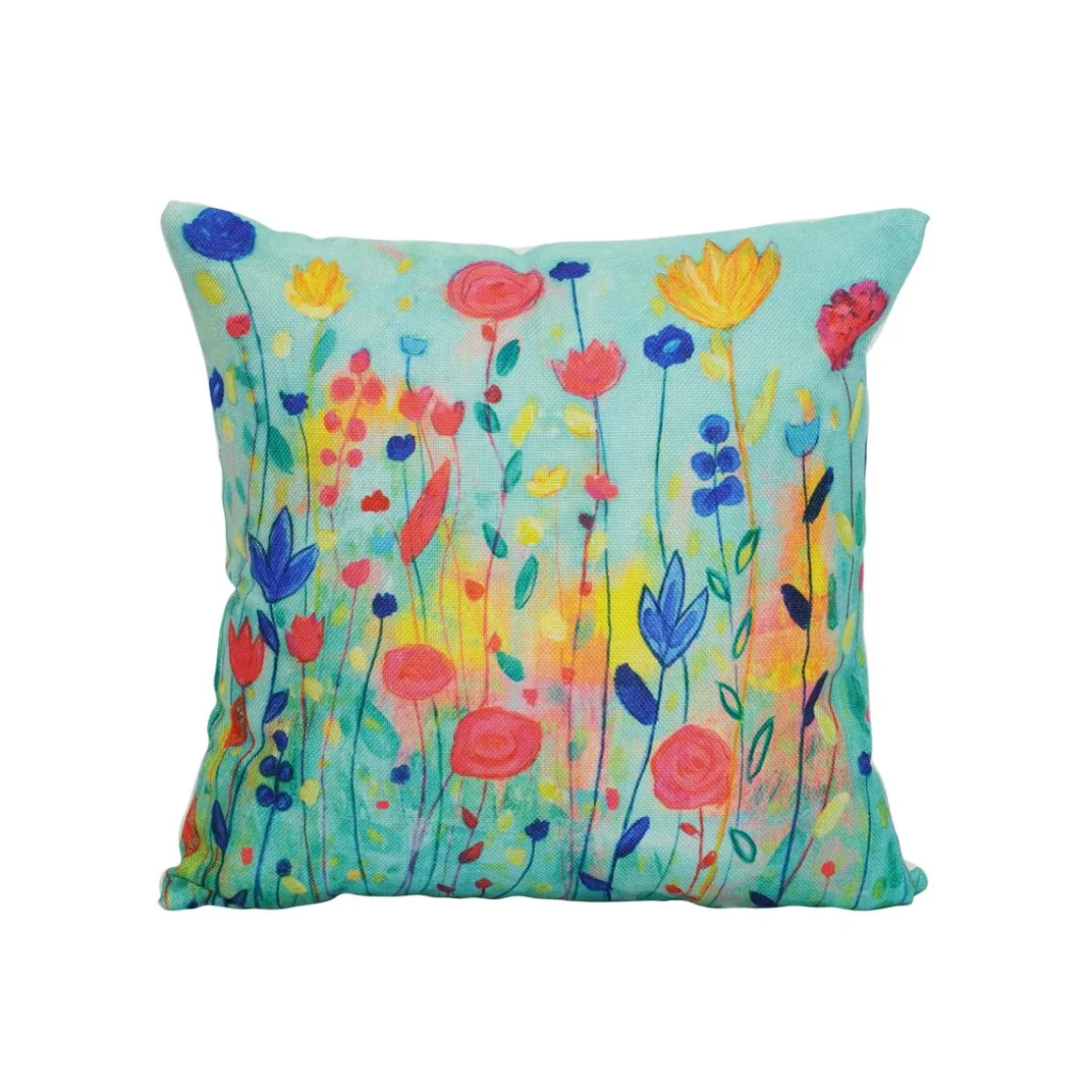 Outdoor Kissenbezug Set FLOWER 4-teilig 45 x 45 cm
