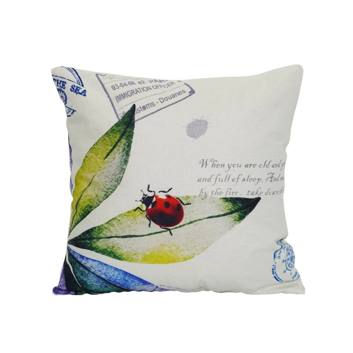Outdoor Kissenbezug Set INSECT 4-teilig 45 x 45 cm
