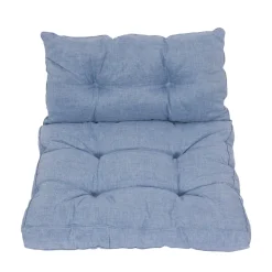 Outdoorkissen Bodenkissen 2er Set blau