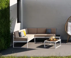 Outdoorkissen FENJA grau 45 x 45 cm
