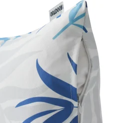 Outdoorkissen LEAF blau/grau 45 x 45 cm