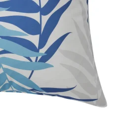 Outdoorkissen LEAF blau/grau 45 x 45 cm