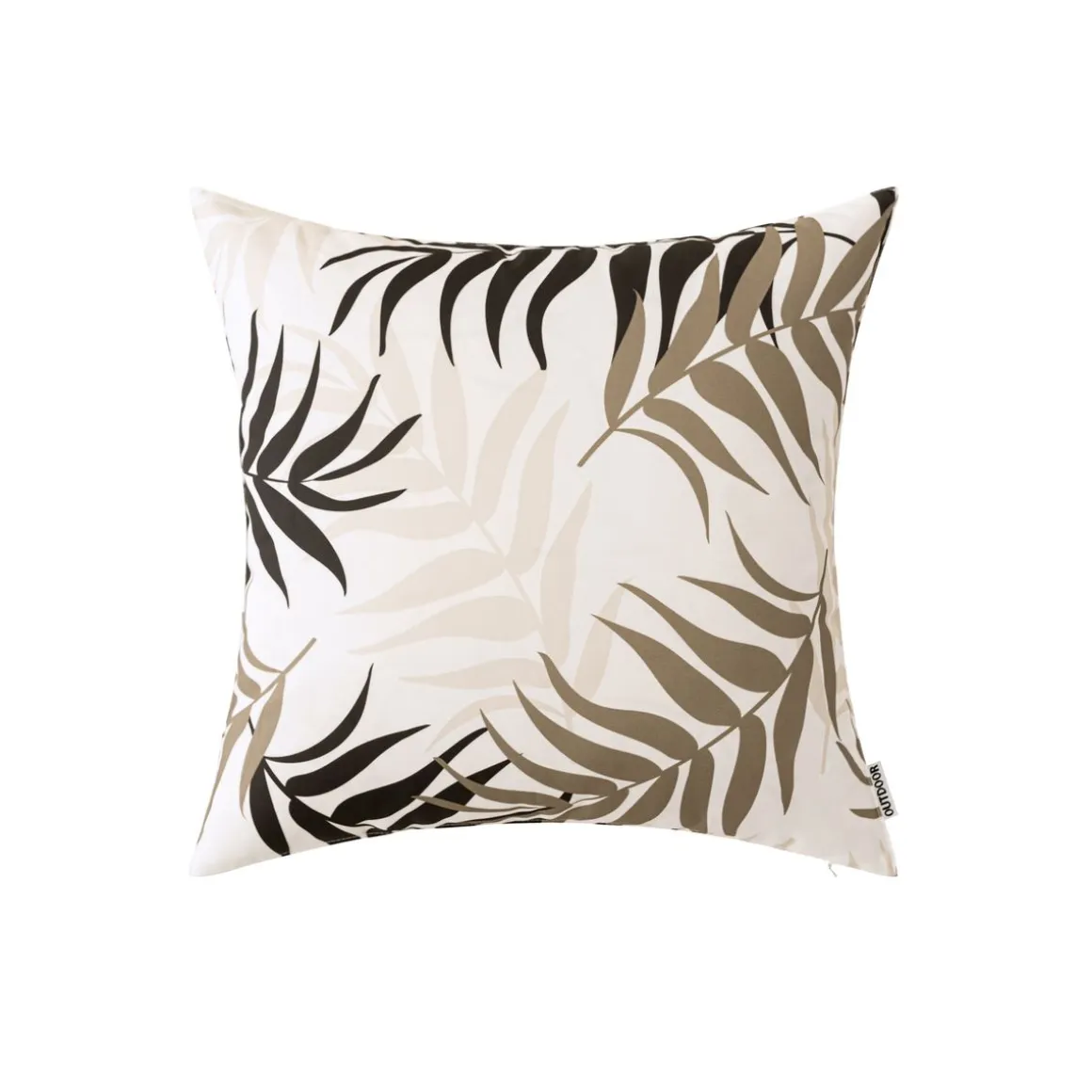 Outdoorkissen LEAF braun/grau 45 x 45 cm