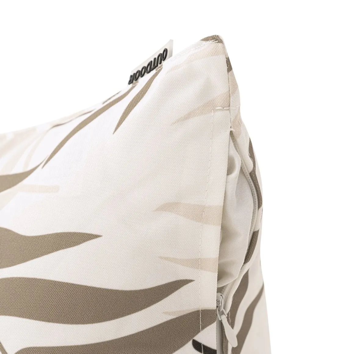 Outdoorkissen LEAF braun/grau 45 x 45 cm
