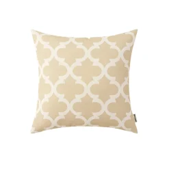 Outdoorkissen PATI beige/weiss 45 x 45 cm