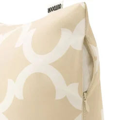 Outdoorkissen PATI beige/weiss 45 x 45 cm