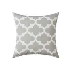 Outdoorkissen PATI grau/weiss 45 x 45 cm
