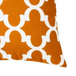 Outdoorkissen PATI orange/weiss 45 x 45 cm