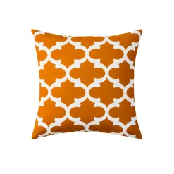 Outdoorkissen PATI orange/weiss 45 x 45 cm
