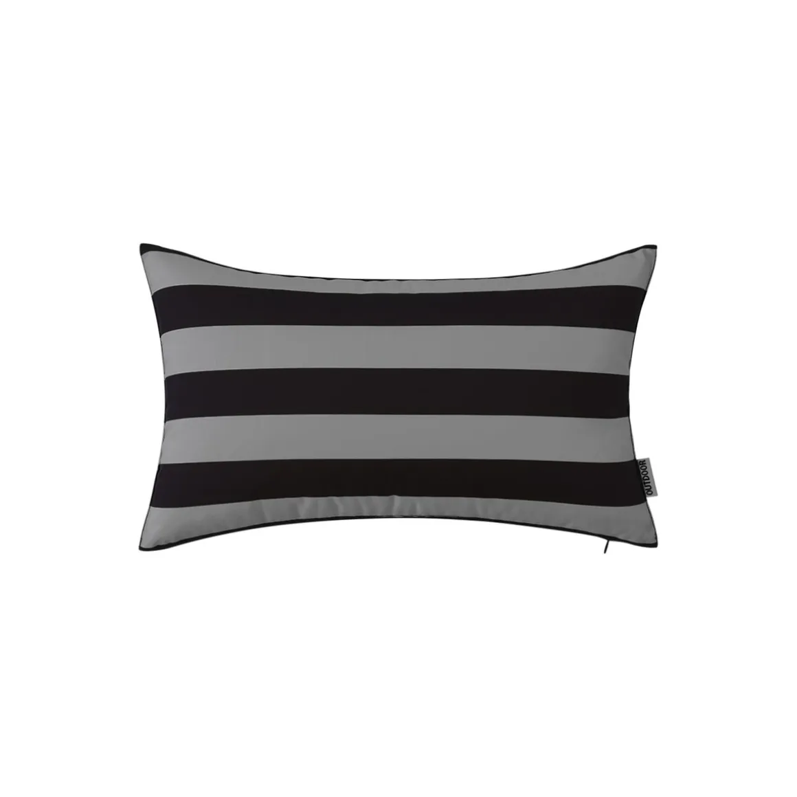 Outdoorkissen SILAS grau/schwarz 50 x 30 cm