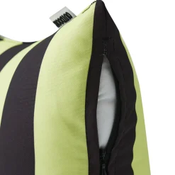 Outdoorkissen SILAS grün/schwarz 50 x 30 cm