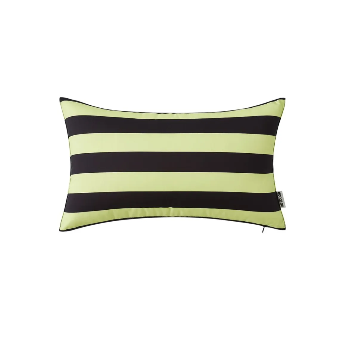 Outdoorkissen SILAS grün/schwarz 50 x 30 cm