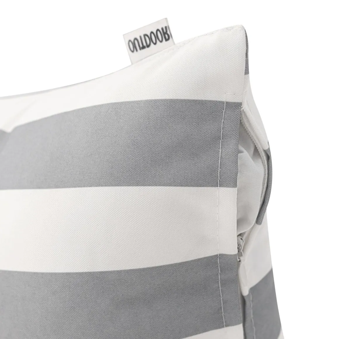 Outdoorkissen SURI grau/weiss 45 x 45 cm