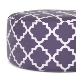 Outdoor Pouf aufblasbar PATTY taupe/weiss