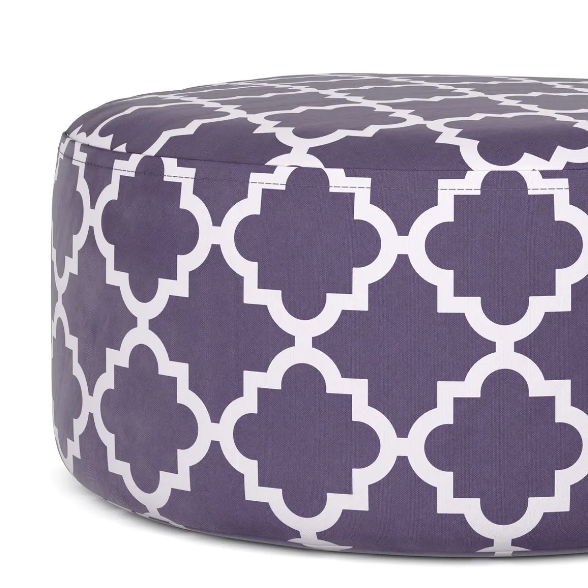 Outdoor Pouf aufblasbar PATTY taupe/weiss
