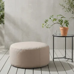 Outdoor Pouf aufblasbar PATTY beige