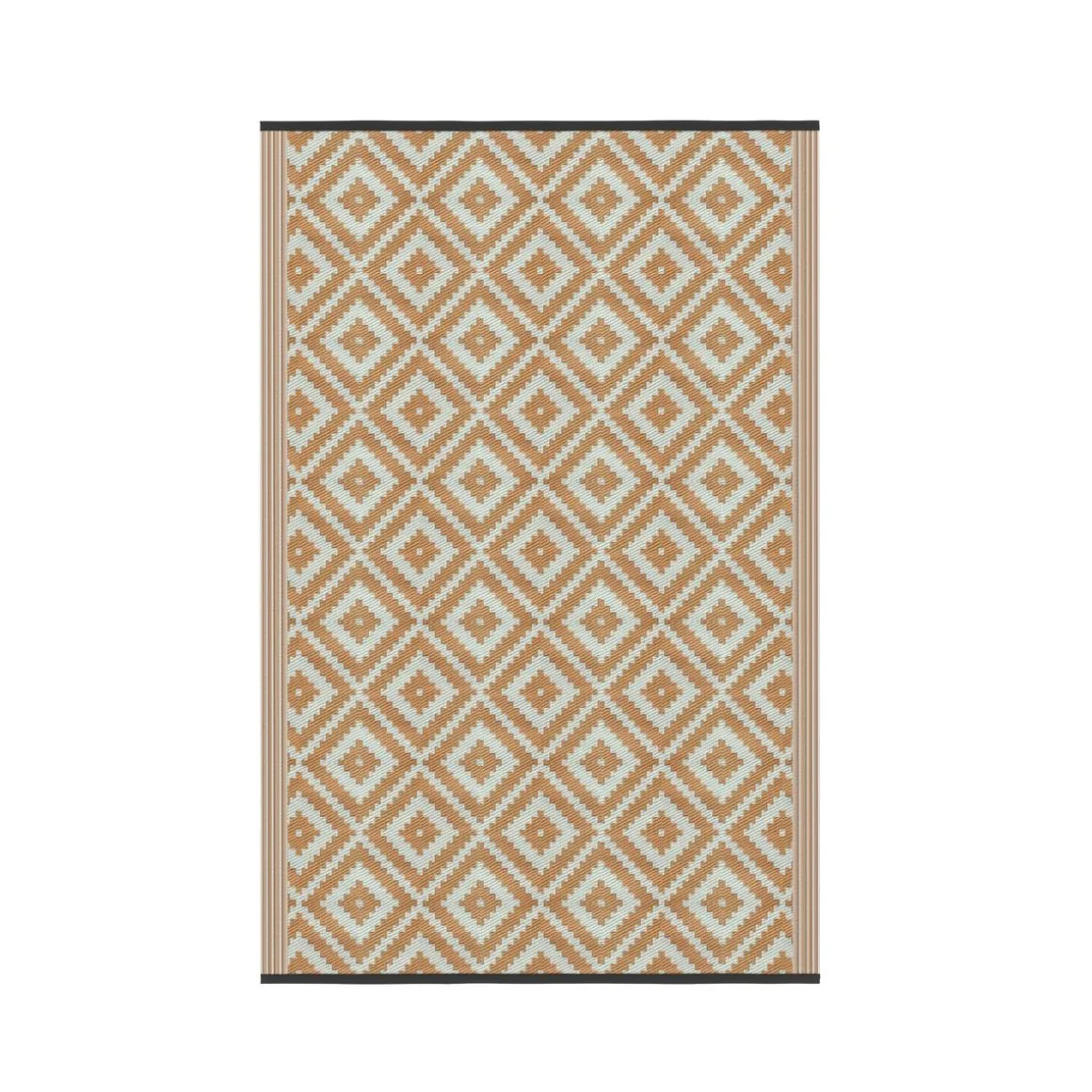 Outdoor Teppich KALUA 270 x 180 cm beige/weiss