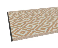 Outdoor Teppich KALUA 240 x 150 cm beige/weiss