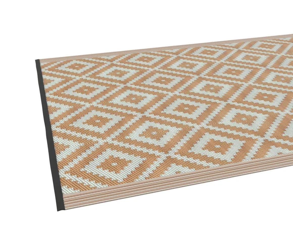 Outdoor Teppich KALUA 240 x 150 cm beige/weiss