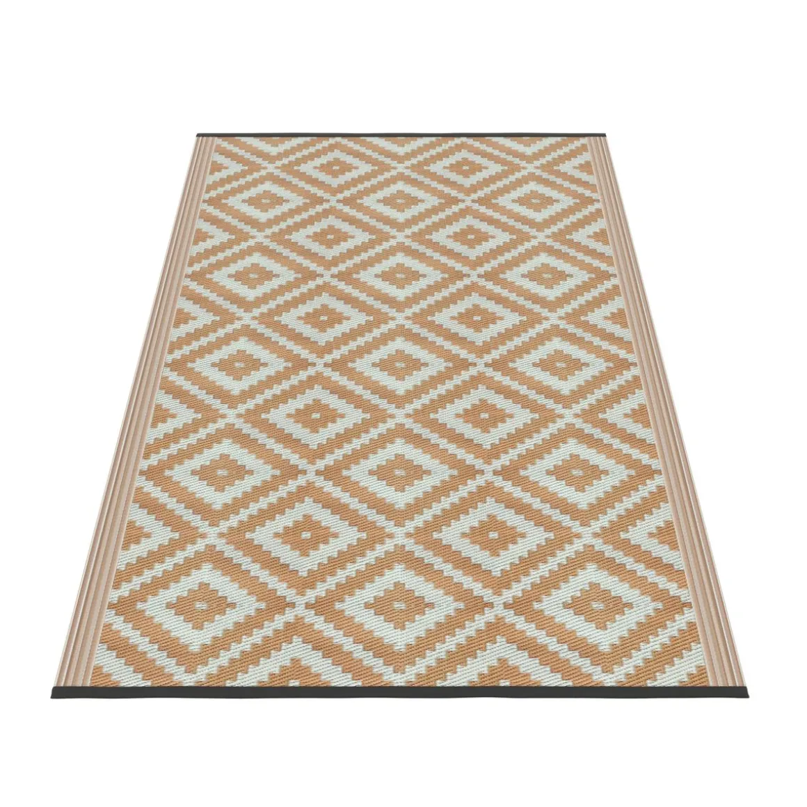 Outdoor Teppich KALUA 180 x 120 cm beige/weiss