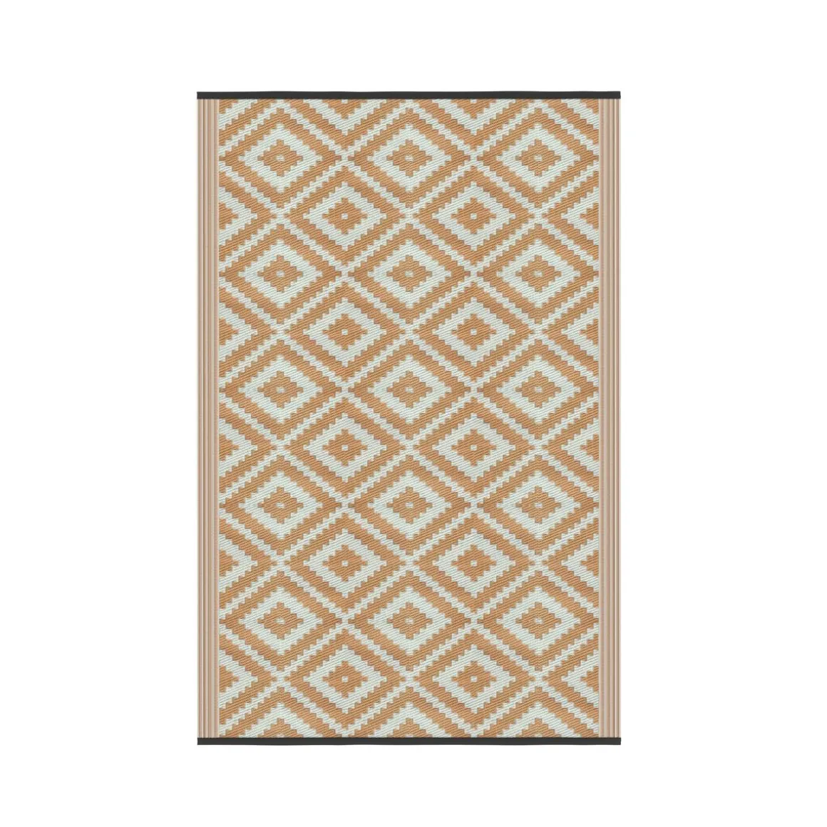 Outdoor Teppich KALUA 180 x 120 cm beige/weiss