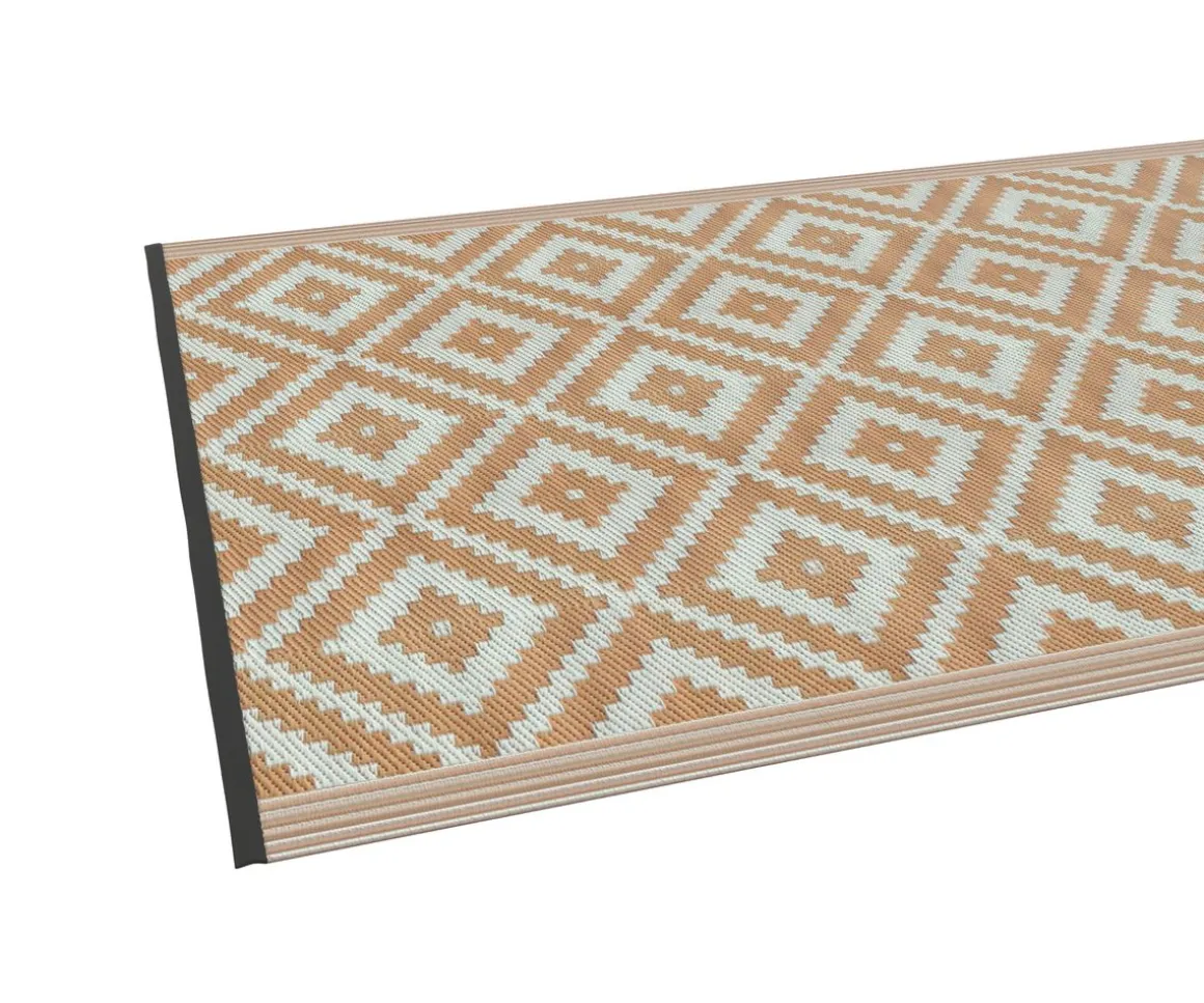 Outdoor Teppich KALUA 180 x 120 cm beige/weiss