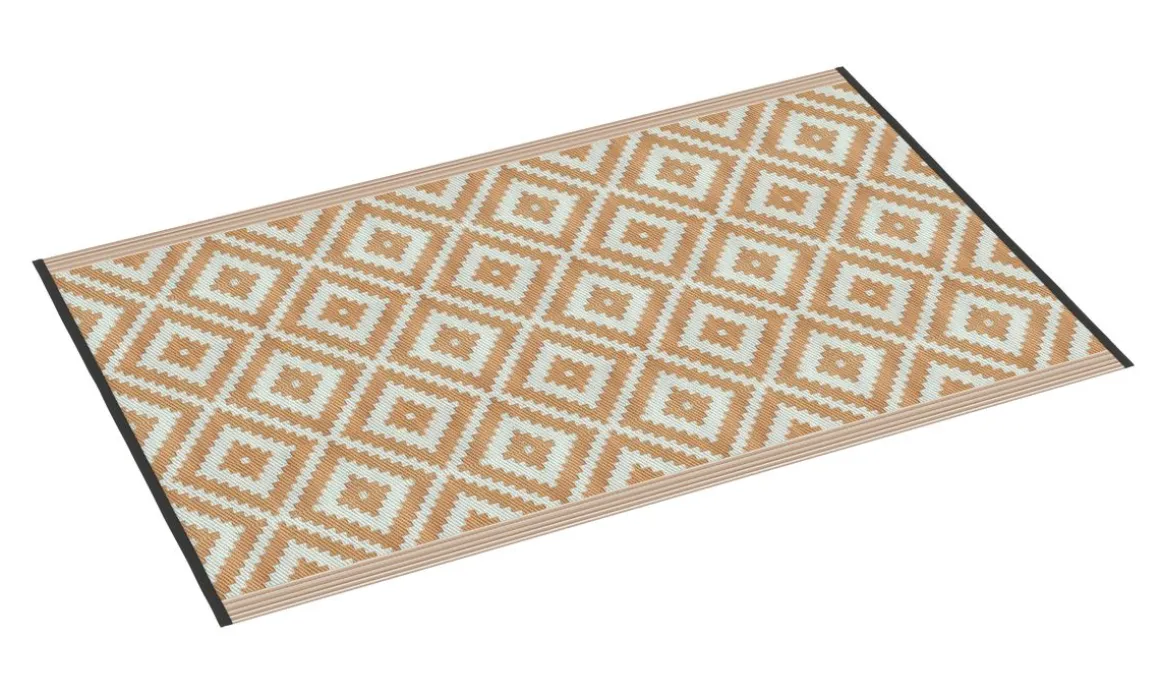 Outdoor Teppich KALUA 180 x 120 cm beige/weiss