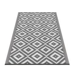 Outdoor Teppich KALUA 270 x 180 cm grau/weiss