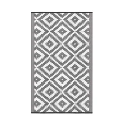 Outdoor Teppich KALUA 150 x 90 cm grau/weiss | GONSER.CH