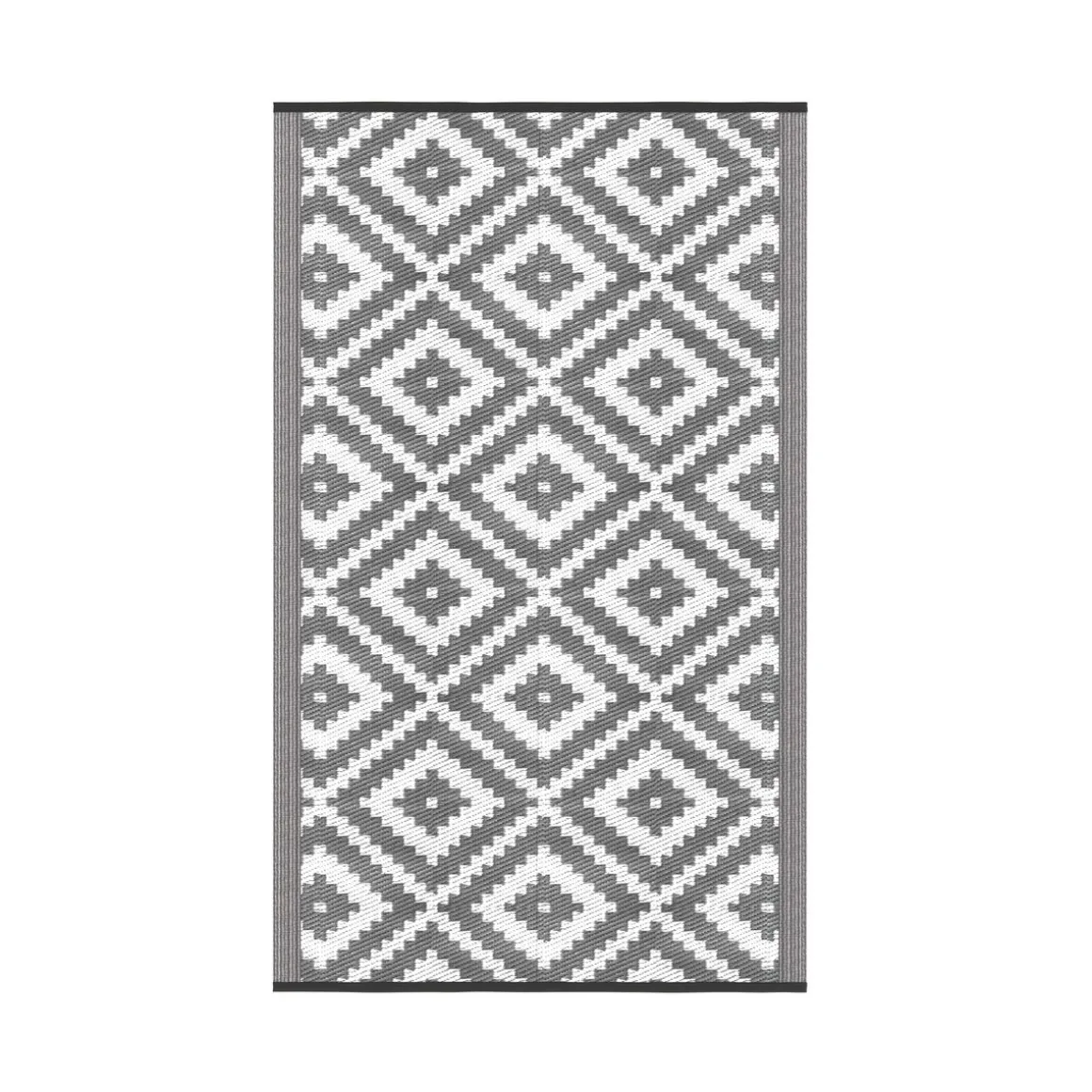 Outdoor Teppich KALUA 150 x 90 cm grau/weiss | GONSER.CH