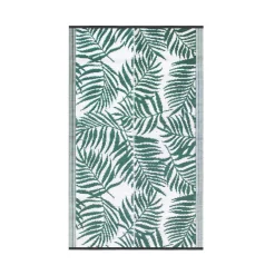 Outdoor Teppich TROPIC 150 x 90 cm grün/weiss