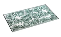 Outdoor Teppich TROPIC 150 x 90 cm grün/weiss