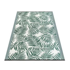 Outdoor Teppich TROPIC 240 x 150 cm grün/weiss