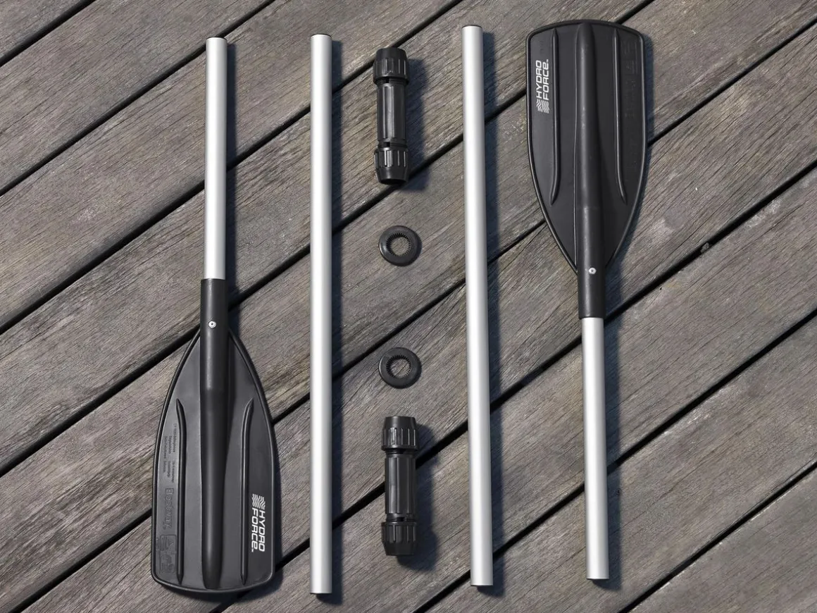 Paddel Set Aluminium schwarz