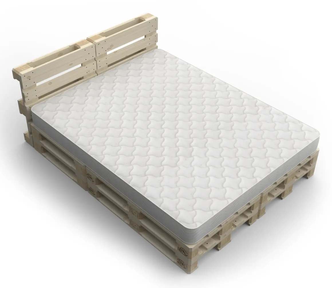 Palettenbett 160 x 200 cm Komplett-Set